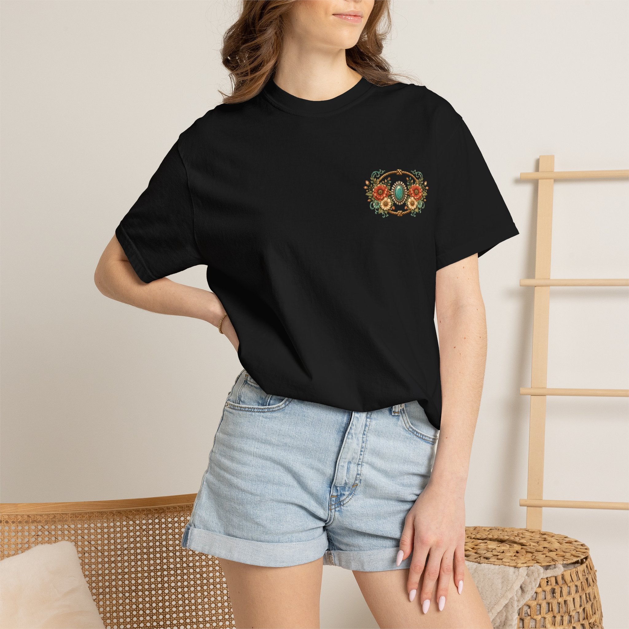 God Is Good All The Time T-Shirt — Western Floral Christian Tee