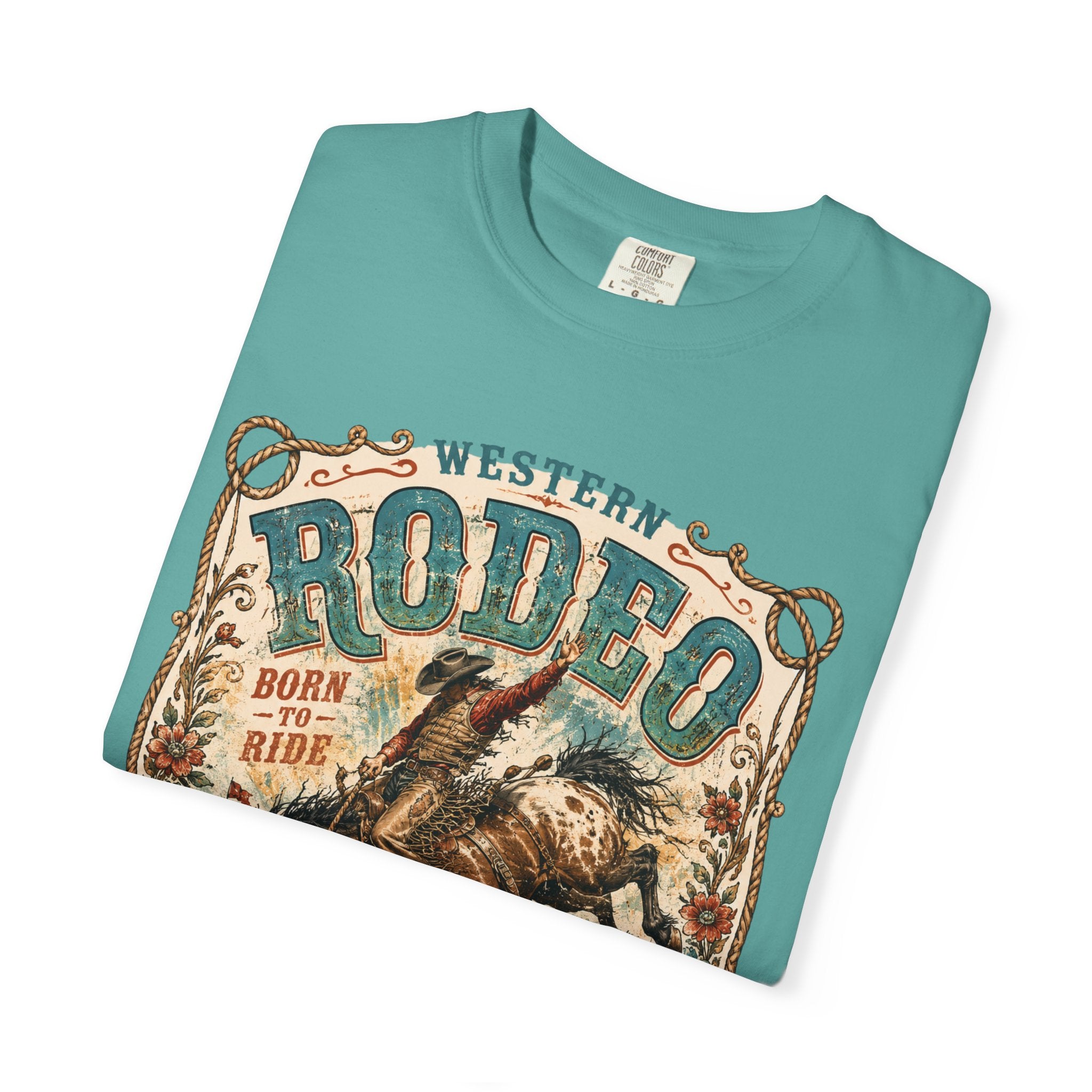 Rodeo Bucking Bronco Graphic T-Shirt