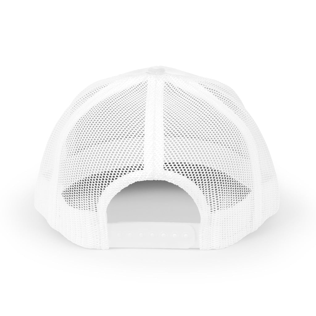 Cowboy Hat Trucker Cap — Western Text Snapback Mesh Hat