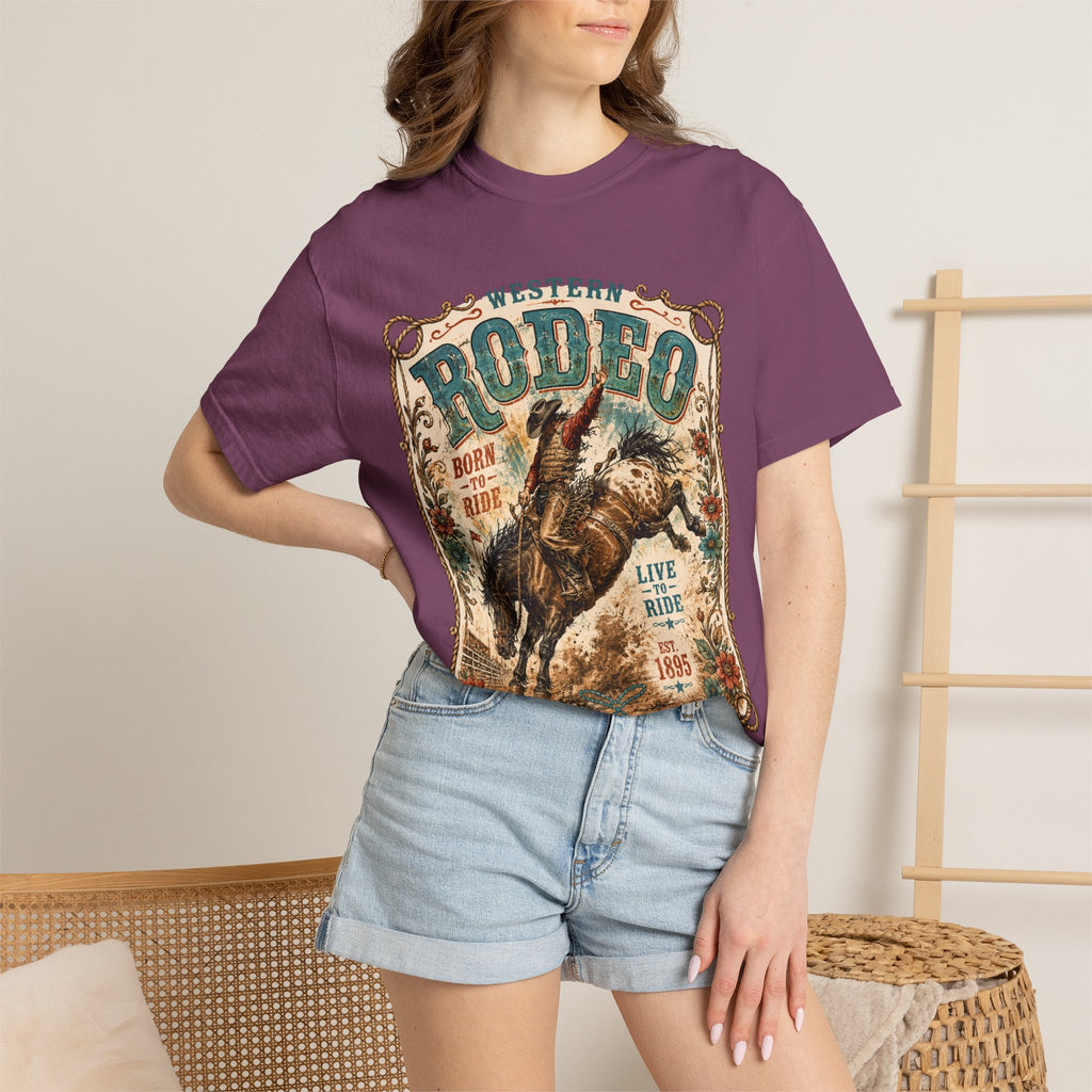 Rodeo Bucking Bronco Graphic T-Shirt