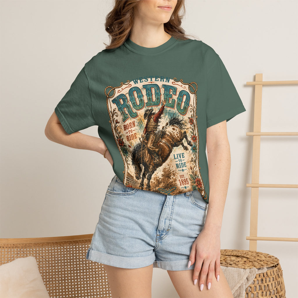 Rodeo Bucking Bronco Graphic T-Shirt