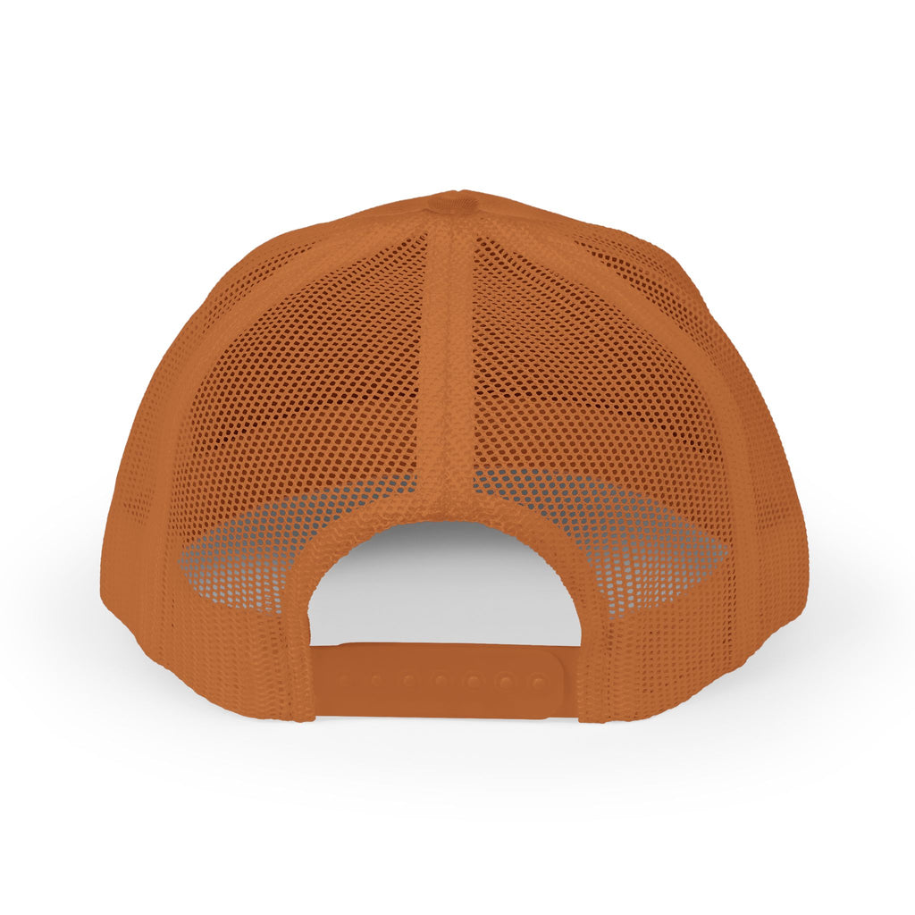 Cowboy Hat Trucker Cap — Western Text Snapback Mesh Hat