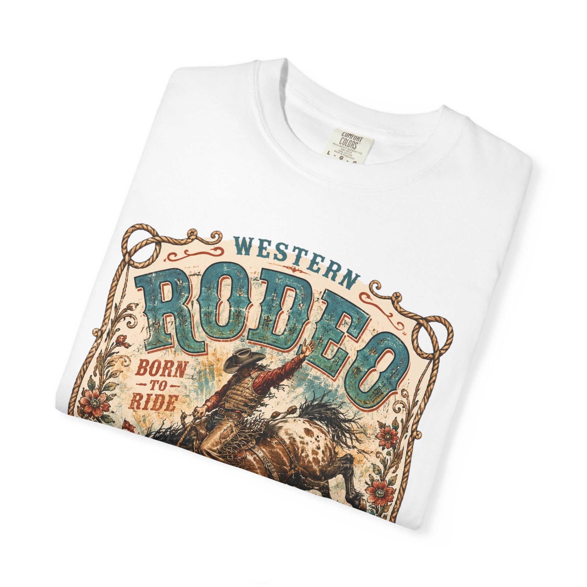 Rodeo Bucking Bronco Graphic T-Shirt