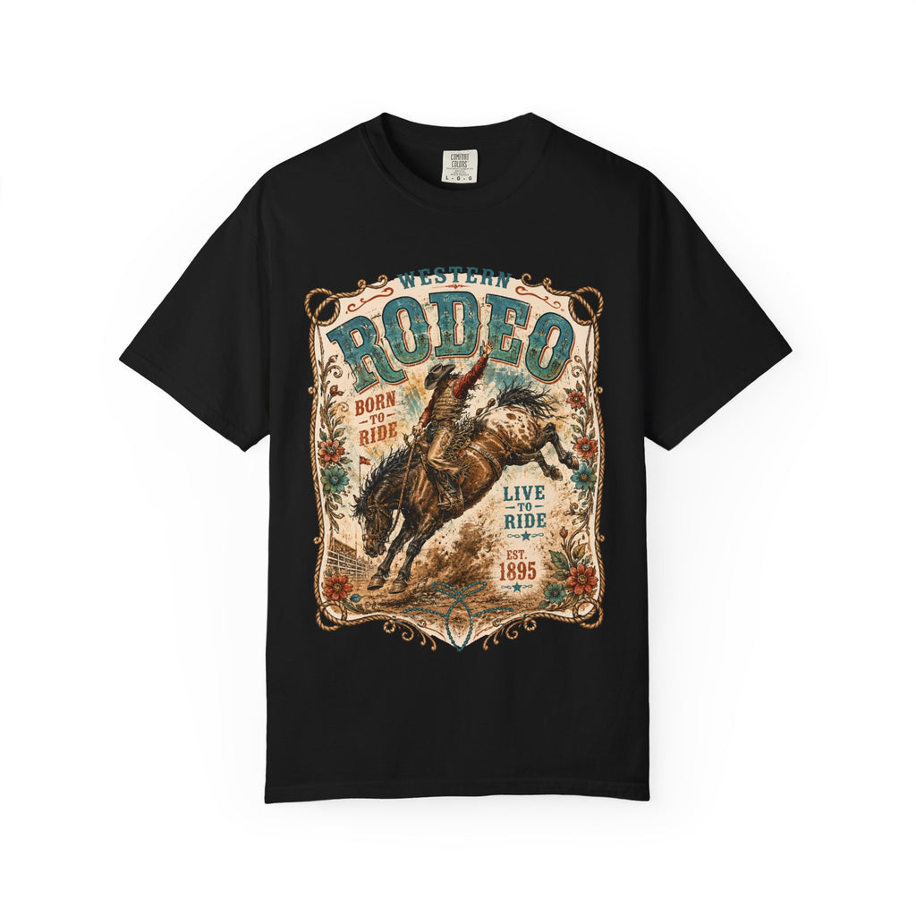 Rodeo Bucking Bronco Graphic T-Shirt