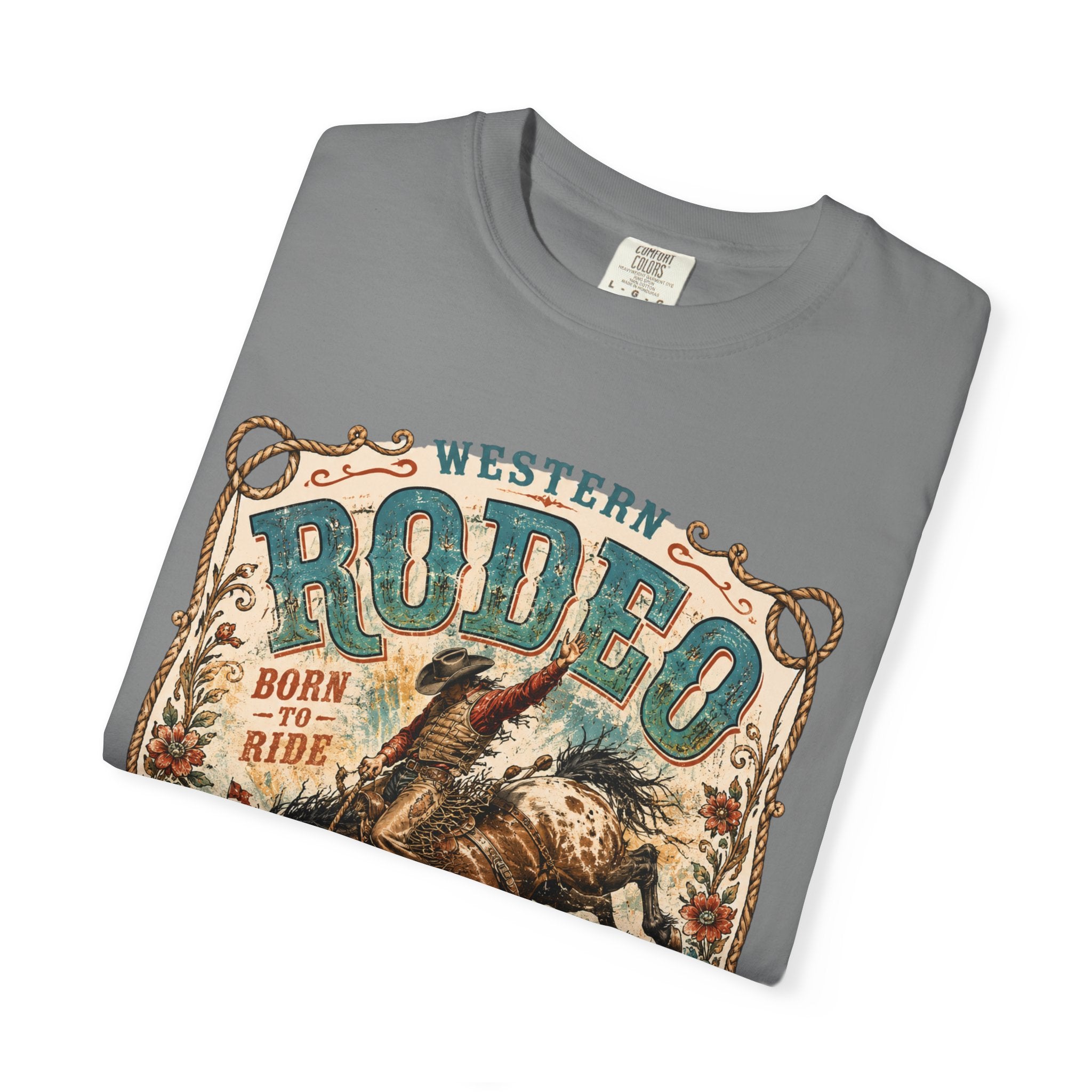 Rodeo Bucking Bronco Graphic T-Shirt