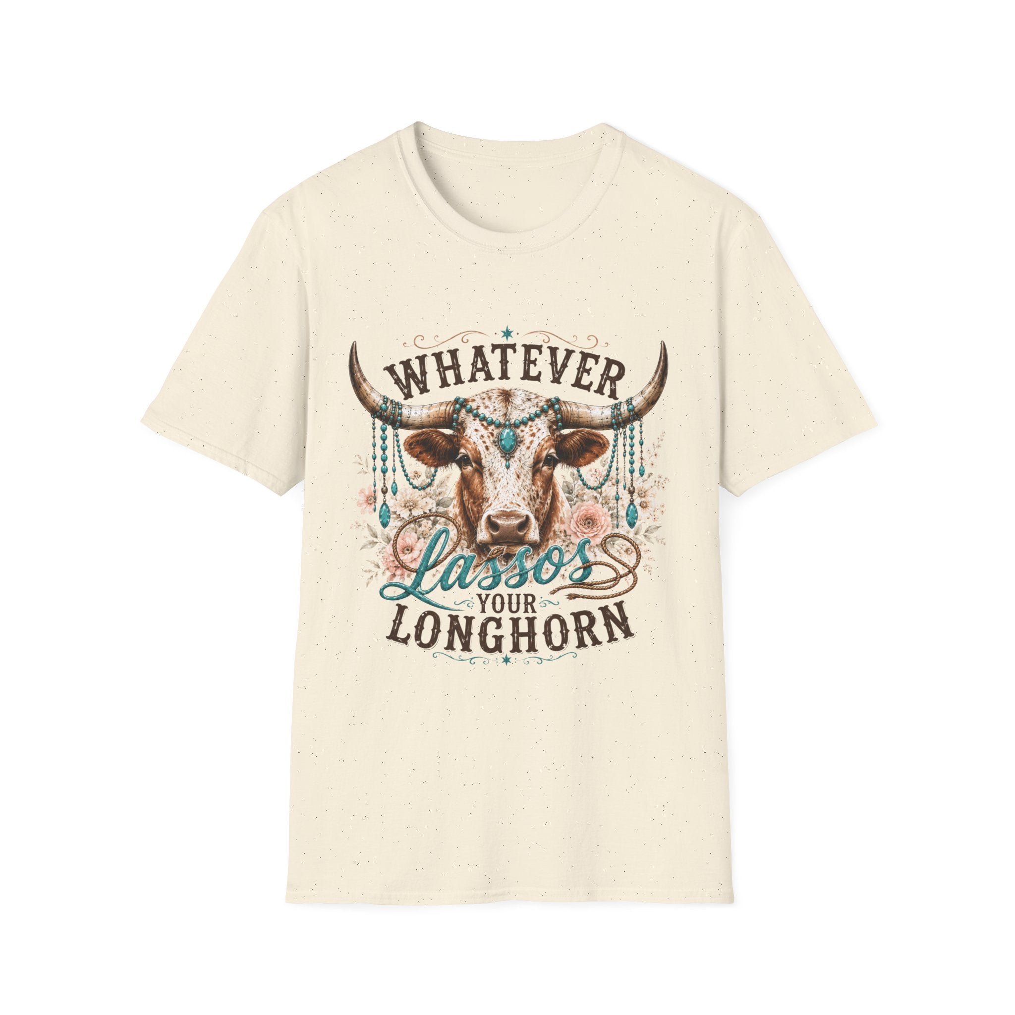 Whatever Longhorn T-Shirt — 'Lassos Your Longhorn' Western Graphic Tee