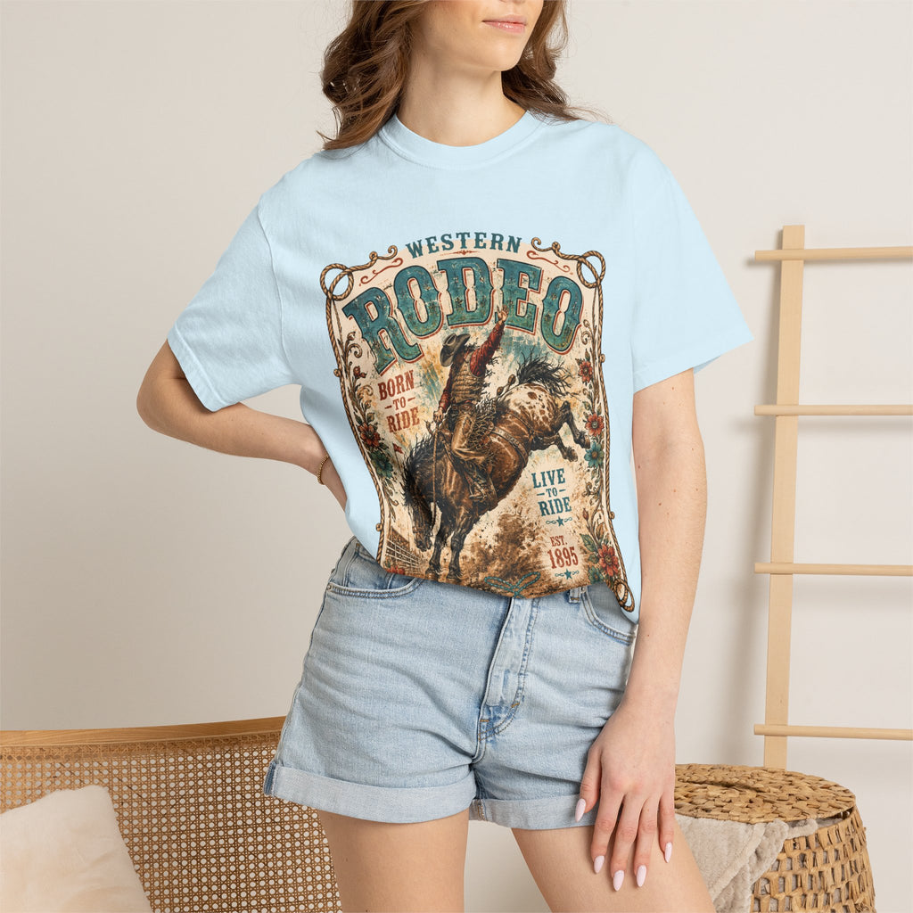 Rodeo Bucking Bronco Graphic T-Shirt