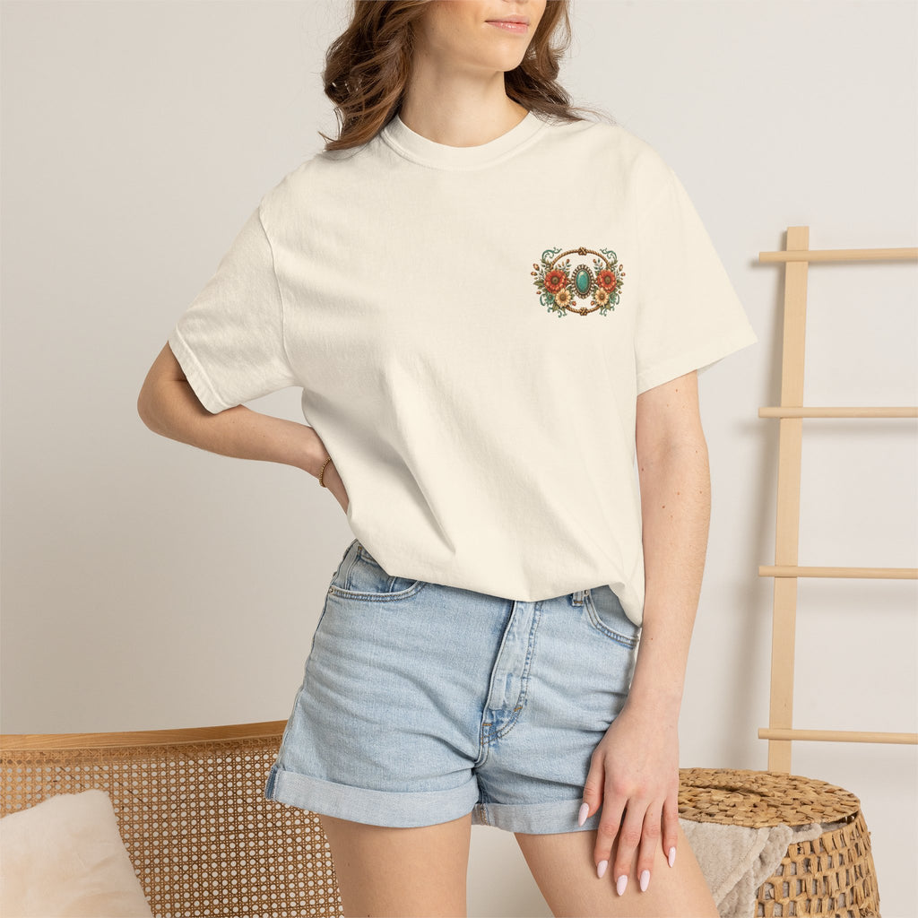 God Is Good All The Time T-Shirt — Western Floral Christian Tee