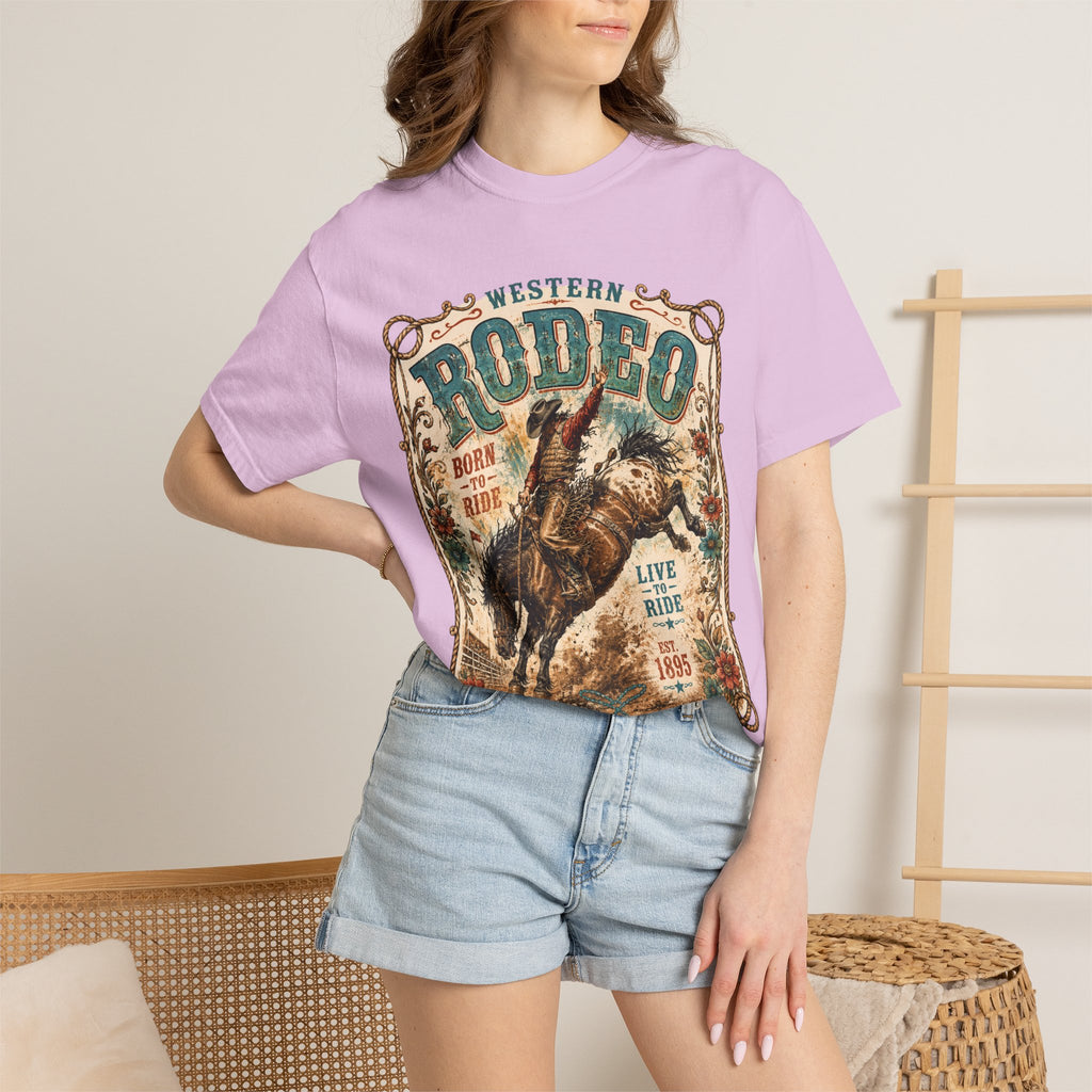 Rodeo Bucking Bronco Graphic T-Shirt
