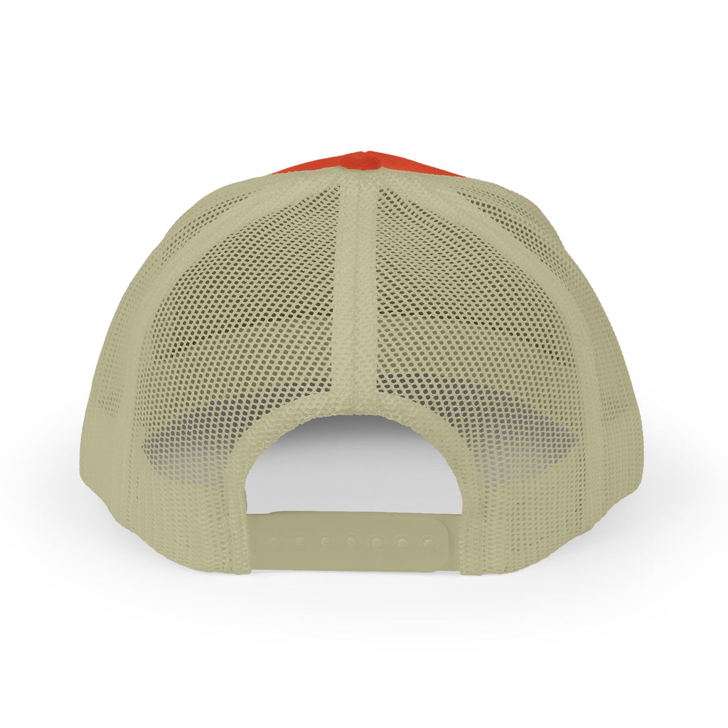 Cowboy Hat Trucker Cap — Western Text Snapback Mesh Hat