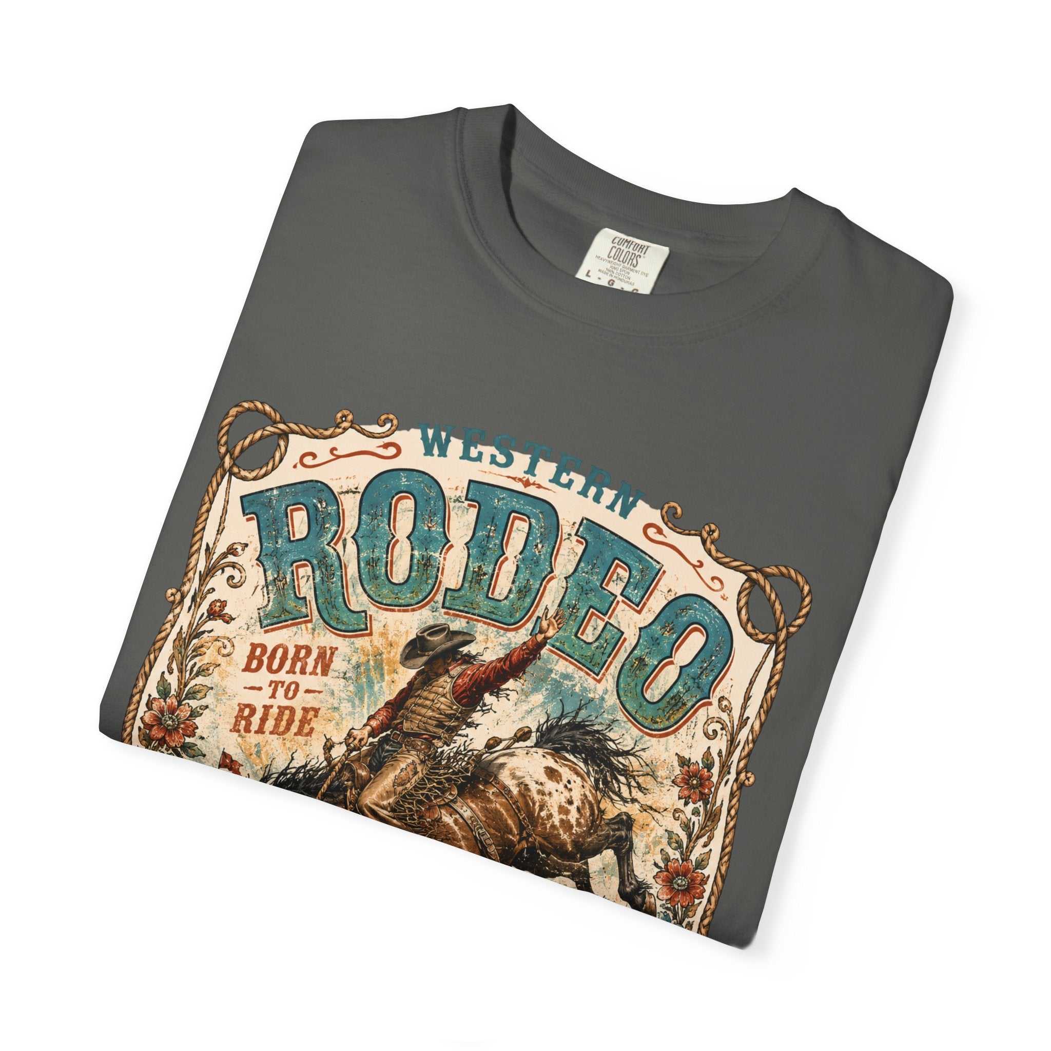 Rodeo Bucking Bronco Graphic T-Shirt