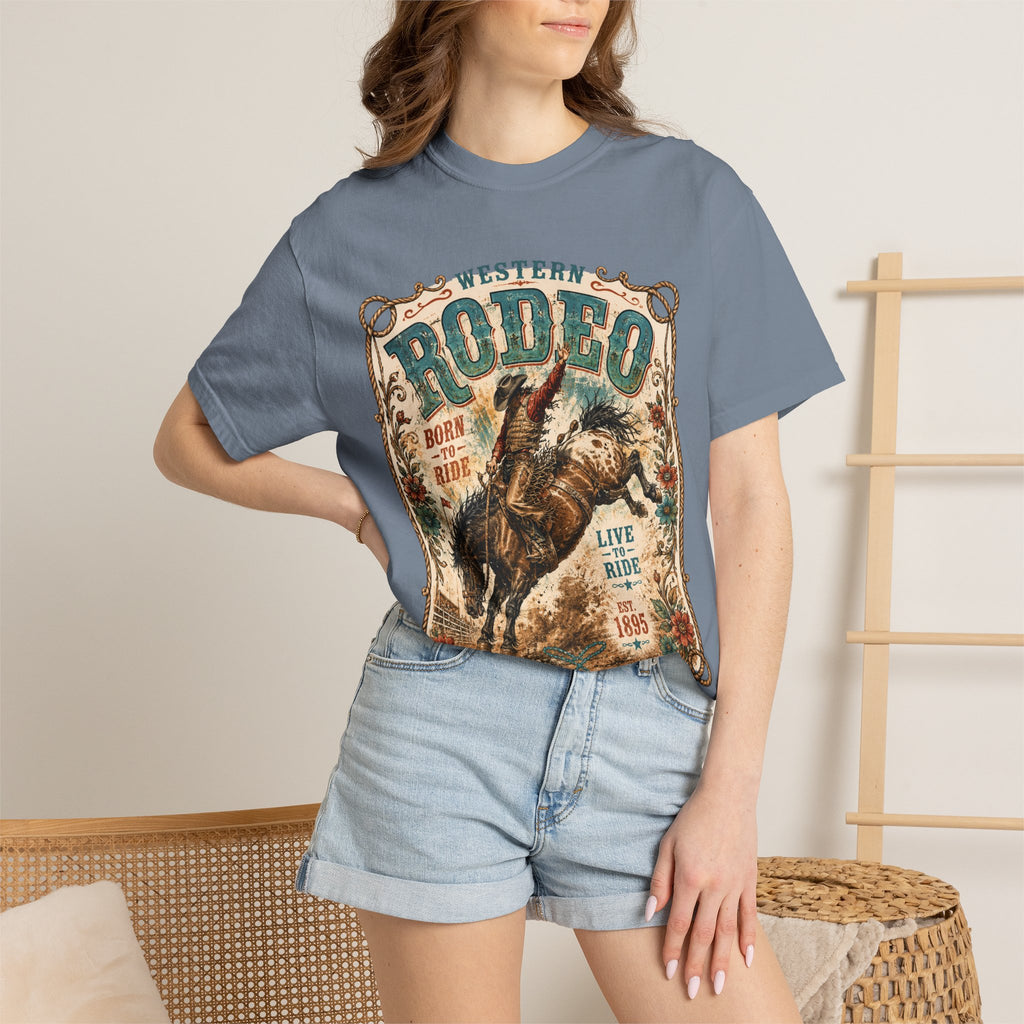 Rodeo Bucking Bronco Graphic T-Shirt