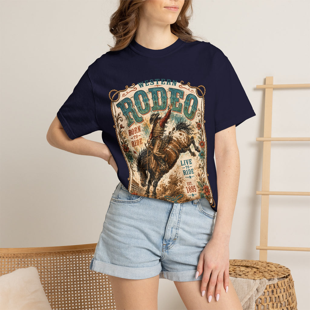 Rodeo Bucking Bronco Graphic T-Shirt