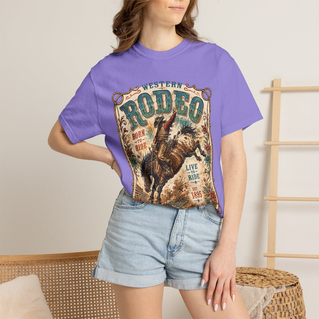 Rodeo Bucking Bronco Graphic T-Shirt