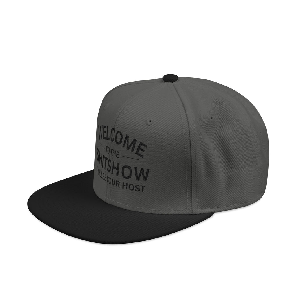 Embroidered Snapback Hat — "Welcome to the Sh*tshow" Streetwear Cap