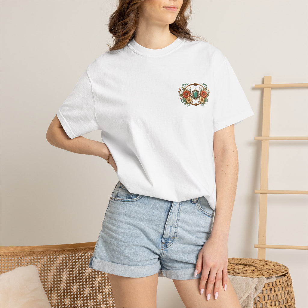 God Is Good All The Time T-Shirt — Western Floral Christian Tee